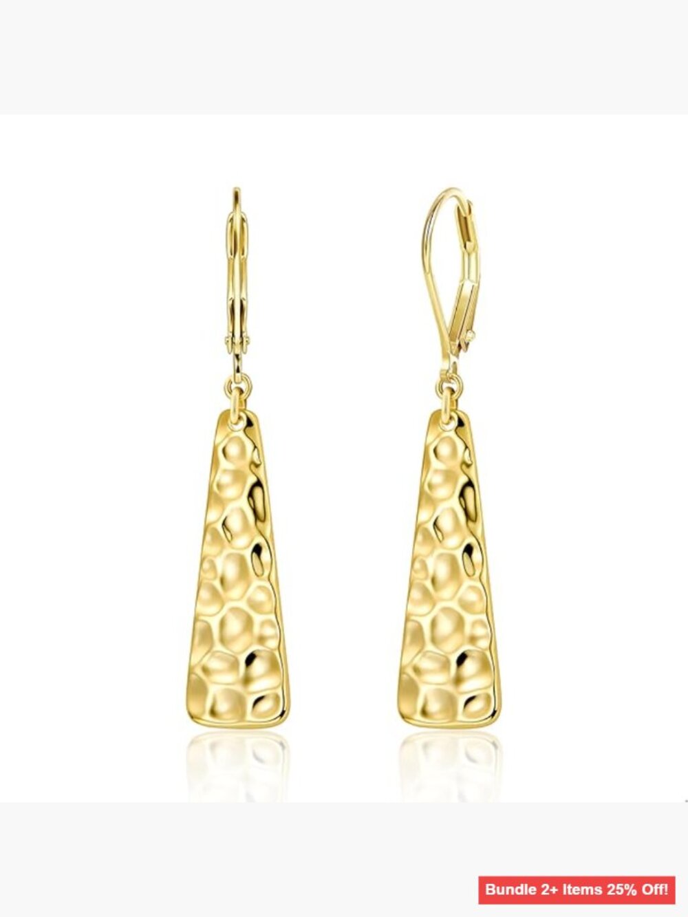 Sterling Silver Leverback Dangle Earrings, Hypoallergenic Lightweight Statement